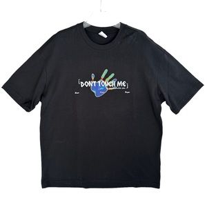 Don’t Touch Me Big Hand Mens Print Size Medium Heat Transfer AOP